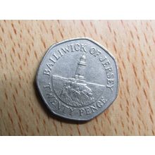 Jersey 1994 Elizabeth ll 20p Coin