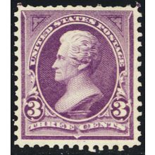 268, Mint VF NH 3¢ - SCV $115 * Stuart Katz