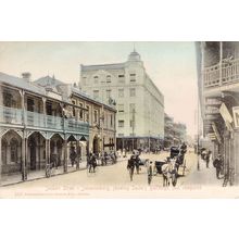 Bicycles at Joubert Street Johannesburg Old South Africa Postcard