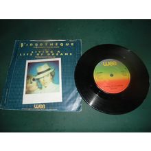 DOLLAR 7" SINGLE - VIDEOTHEQUE/LIVING A LIFE OF DREAMS