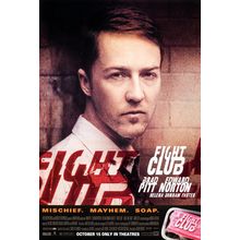 Fight Club (1999)_2 Movie Film Poster Canvas iconic design