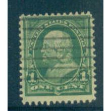 Used 279 1c Benjamin Franklin Barely Clears M04512