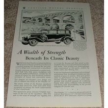 1929 Chrysler 75 Royal Sedan Ad, Strength!
