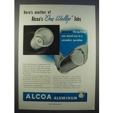 1946 Alcoa Aluminum Ad - Another One Wallop Job