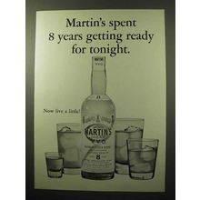 1964 Martin's Scotch Ad - Now Live a Little!