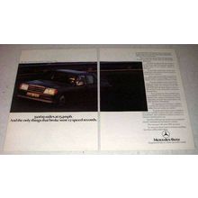 1984 Mercedes-Benz Compact 190 Car Ad - Broke Records