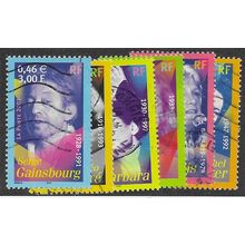 FRA 2001 (SET) 'SINGERS'(6v) FINE USED (EBID55-907)