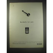 1990 Brose Ad - (in German) - Kurbeln ist out