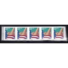 3281c 33c U.S. Flag Over City Very Fine MNH PNC 5555/5 KA9379