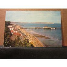 ESPLANADE & PIER. SHANKLIN, Isle of Wight used postcard 1987 pm Colourmaster #