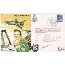 RP Beamont WW2 Plane Pilot Military Hand Signed FDC