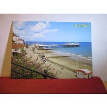 EAST BEACH & PIER, CROMER, NORFOLK. unused postcard by J Salmon =