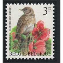 Belgium Eurasian Skylark Bird Buzin 'Alouette des champs' 3f 1997 MNH