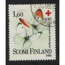 Finland Orange-tip Butterfly Red Cross 1992 Canc SG#1102 MI#1169