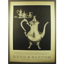 1961 Reed & Barton Tara Hall Coffee Tea Set Advertisement