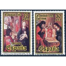 España. 1981. Mi # 2522 / 23. Navidad. Christmas