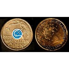 Australia Two Dollar 2025 Used Coin $2 Australian Open Womens Tennis KC III