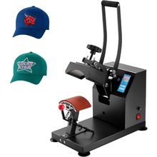 VEVOR Heat Press 6X3.75Inch Curved Element Hat Press Clamshell Design Heat Press
