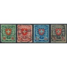 Coat of Arms - Switzerland 1924 - FH - MiNr 194/7x
