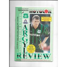 PLYMOUTH ARGYLE V OXFORD UNITED 6/05/1995 DIVISION 2 (C8)