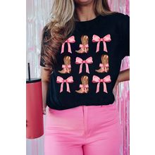 Black Western Cowboy Boots Crew Neck Graphic Tee