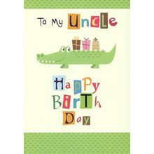 To My Uncle Happy Birthday - Birthday Greeting Card - 01549