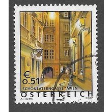 AUT 2002 51c ' TOURISM' FINE USED (EBID73-172)