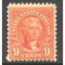 641 9c Thomas Jefferson Barely Clears MNH Q1869