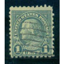 Used 581 1c Benjamin Franklin Average A16339