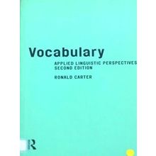 Vocabulary - Ronald Carter
