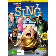 Sing DVD | Region 4 & 2