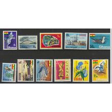 Ghana Stamps Scott #356//367, Mint Hinged, 11 Different