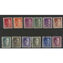 Poland Occupation Stamps Scott #N76//N96, M/U, 20 Different, Light Duplication