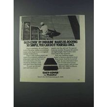 1981 Onduline Easy-Cover Roofing Ad - Re-Roofing Simple