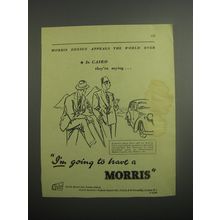 1948 Morris Cars Ad - In Cairo they're saying