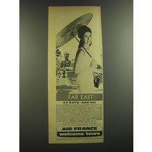1964 Air France Ad - Far East