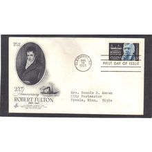FDC Art Craft 1270 5c Robert Fulton (Cachet-Typed/A) CV40547