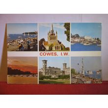 multiview, COWES, Isle of Wight. unused postcard by Nigh =