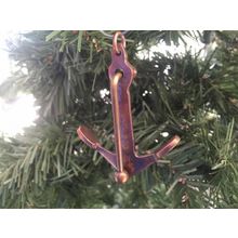 Pack Of 2] Antique Copper Admiralty Anchor Christmas Ornament 6""