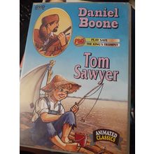 dvd daniel boone & tom sawyer cartoon