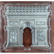 2 Oz Silver Collectible Triumphal Arch Ultra High Relief Antiqued Stacker