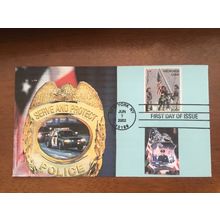 ICOLLECTZONE US B2 FDC Color First Day Cover Serve and Protect (F600)