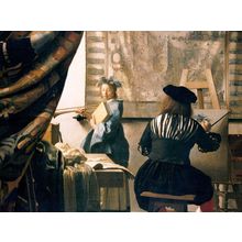The Art of Painting, Jan Vermeer Poster Canvas Movie Film Print A0 A1 A2 A3 A4 A