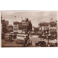 ED 57 LONDON - PICCADILLY CIRCUS . RP POSTCARD