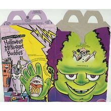 1993 McDonalds McNugget Mummy McNugget Happy Meal Box