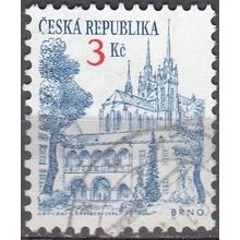 Ceska Republika 1994 Michel 35 O Cote (2009) 0.30 € Vue de Brno Cachet rond