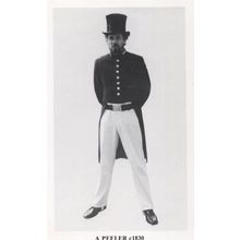 A Victorian Peeler 1830 Lancashire Police Mint Postcard