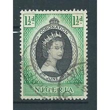 nigeria stamps 1953 coronation used sg68 sg 68 vfu