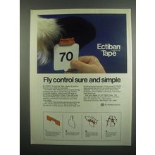 1984 ICI Americas Ectiban Insecticide Tape Ad