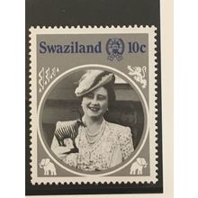 Swaziland 1985 Queen Elizabeth Mother 10c Unmounted Mint NHM SG 486 Sc 476 stamp